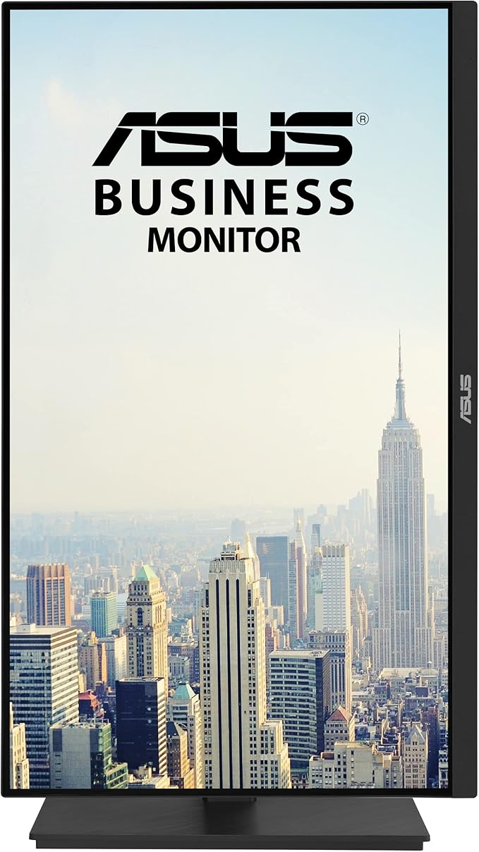 ASUS 27” 1080P Docking Monitor (VA27ECPSN) – Full HD, IPS, 75Hz, Adaptive-Sync, Speakers, Eye Care, Low Blue Light, Flicker Free, RJ45, USB-C, DisplayPort, HDMI, Height Adjustment, VESA Wall Mountable