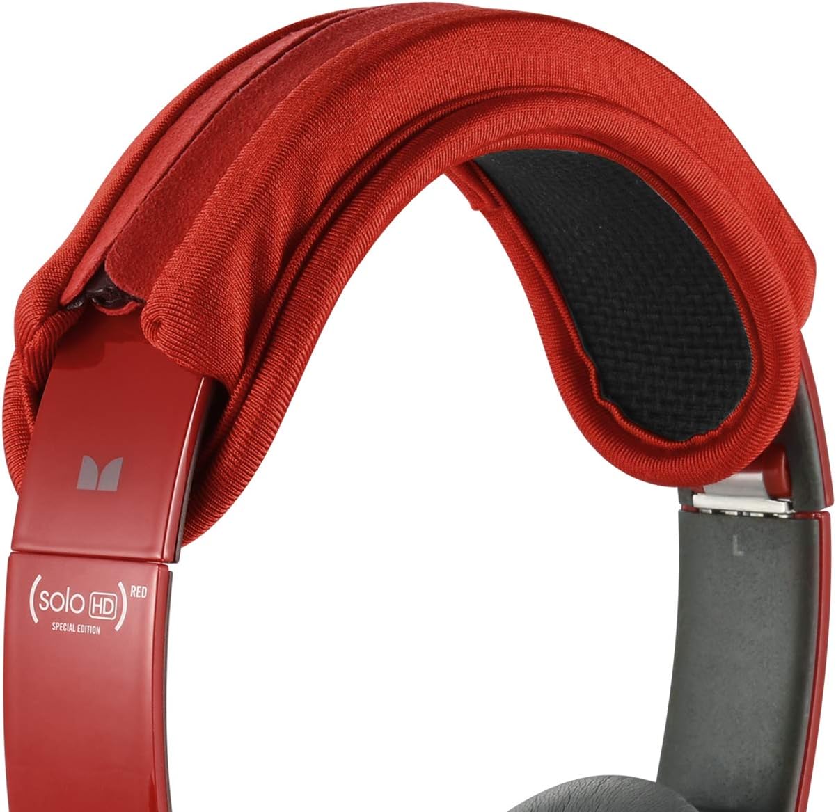 TXEsign Universal Replacement Headband Cushion Pad Cover Protector Compatible with ATH M50X, QC 35i/35ii, QC25, Solo 2/Solo 3, Studio 2/3 Headphones (Red)
