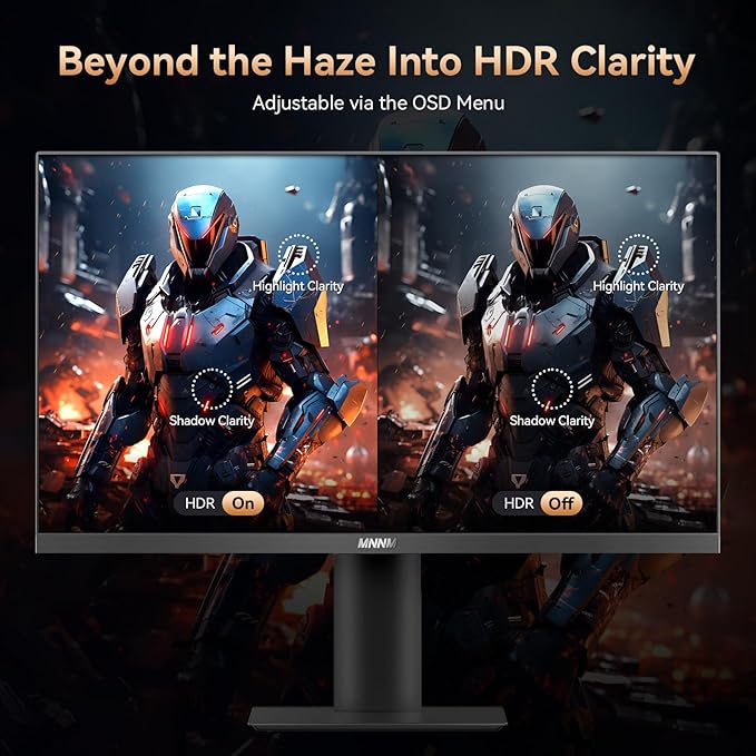 27 Inch Computer Monitor - Fast IPS 2K QHD 2560 x 1440p Desktop Monitor 100Hz 16:9 Display HDMI 2.0 & DP1.4 FreeSync 100% sRGB TÜV Eye Care PC Gaming Screen Support Vesa Height/Tilt/Swivel/Pivot