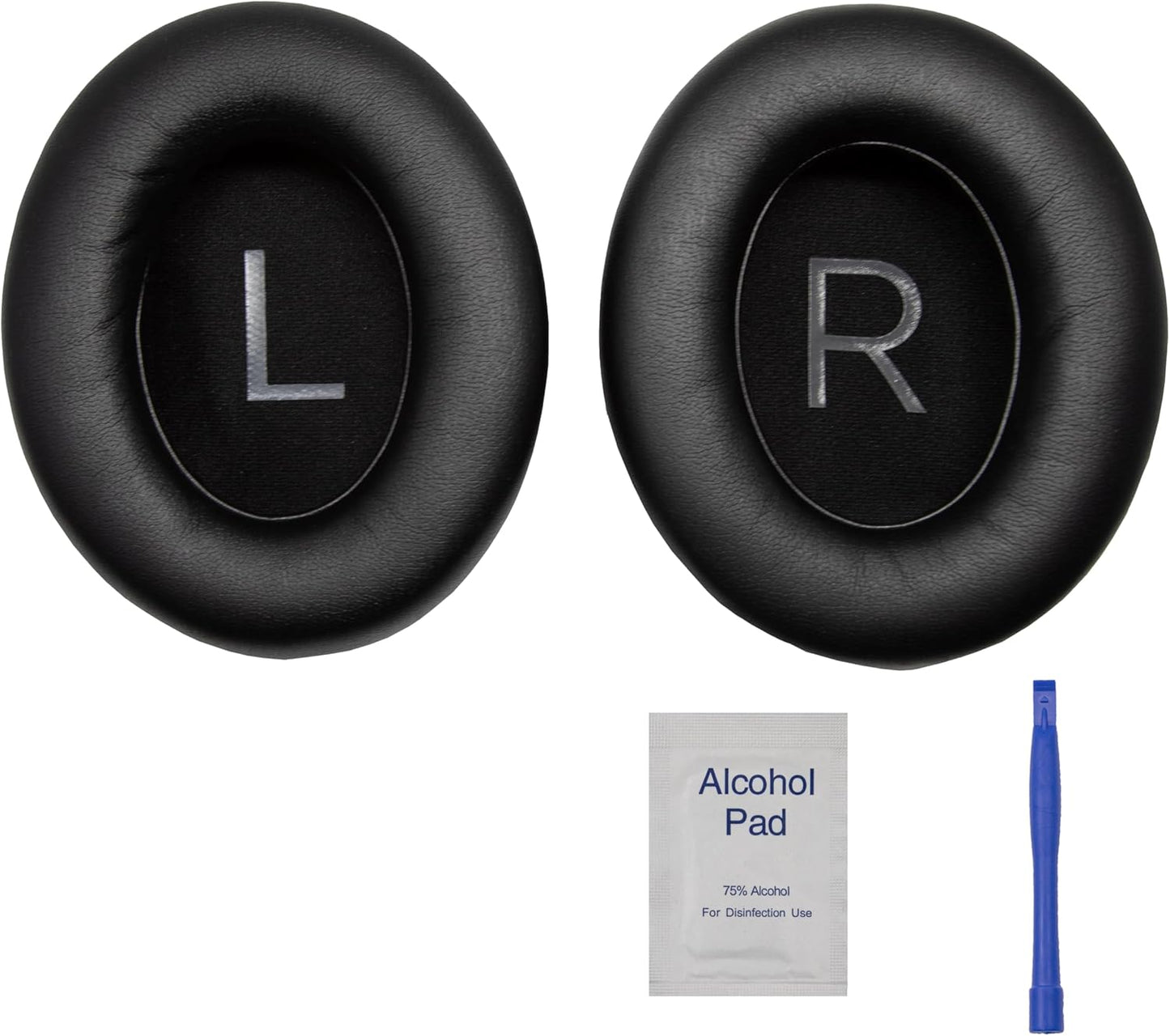 Replacement Ear Pads - Compatible with Bose QuietComfort 45 / SE Headphones, Soft Protein Leather,Premium Noise Cancelling Earpads, Durable & Comfortable Ear Cushions (QC 45-Black)