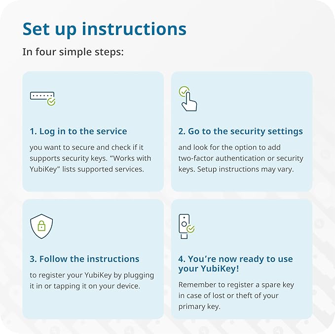 Yubico - Security Key C NFC - Basic Compatibility - Multi-Factor authentication (MFA) Security Key and passkey, Connect via USB-C or NFC, FIDO Certified
