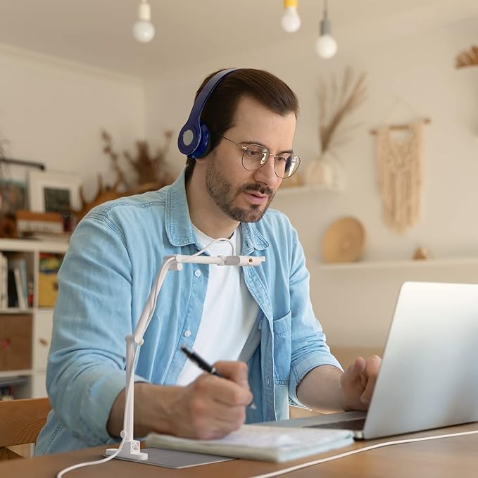 OKIOLABS OKIOCAM T Plus USB Camera for 11x17 Documents with Writing Board & Marker, Set for Teachers, Remote Learning, Classroom Presentations, Online Teaching for Windows, Mac, Chromebook - QHD