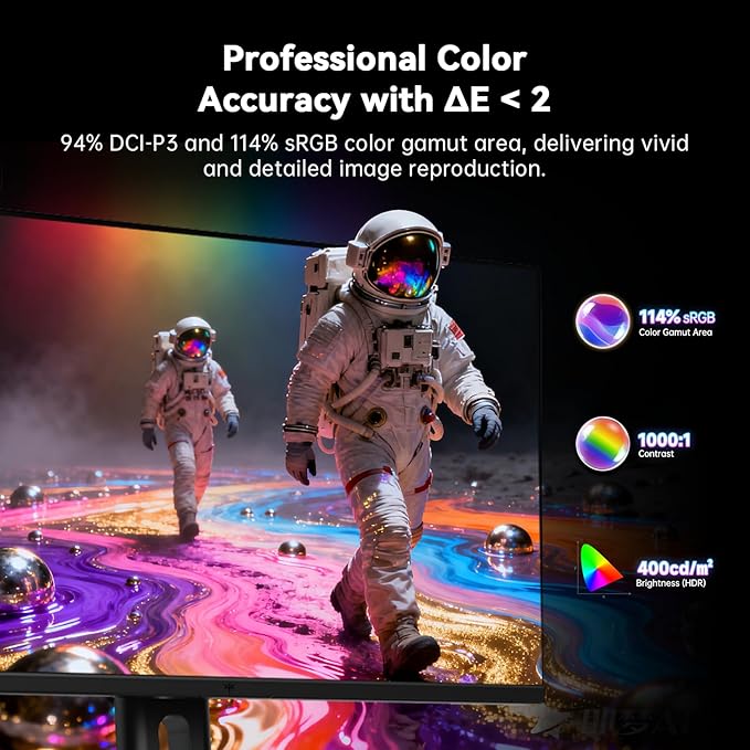 KTC 24.5 Inch 240Hz Gaming Monitor, FHD 1080p Fast IPS Computer Monitor, 1ms with Adaptive-Sync, HDR400, HDMI x2, DPx1, VESA Mount, Tilt/Pivot/Height Adjustment, H25T7-3