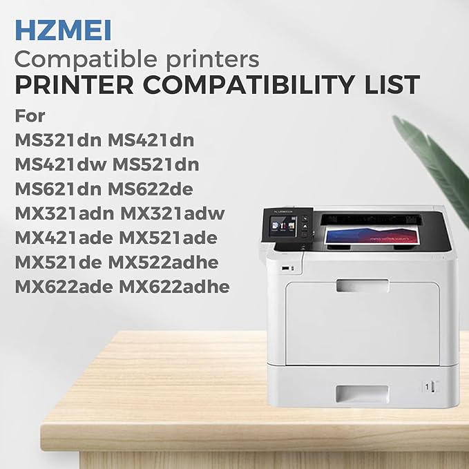 High Yield 56F1H00 Toner Cartridge Replacement for Lexmark 56F1H00 Black Toner Compatible with MS321 MS421 MS521 MS621 MS622 MX321 MX421 MX521 MX522 MX622 Series Printer