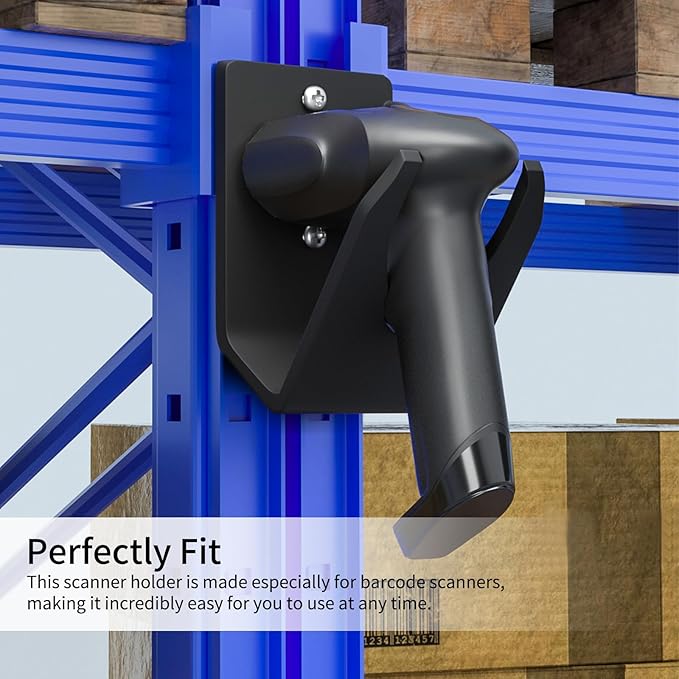 Scanner Holder for Desk Barcode Scanner for Motorola Symbol Zebra Honeywell Barcode Scanner Holder LS2208 DS3608 1300G with Screws & Adhesive Tape (2)