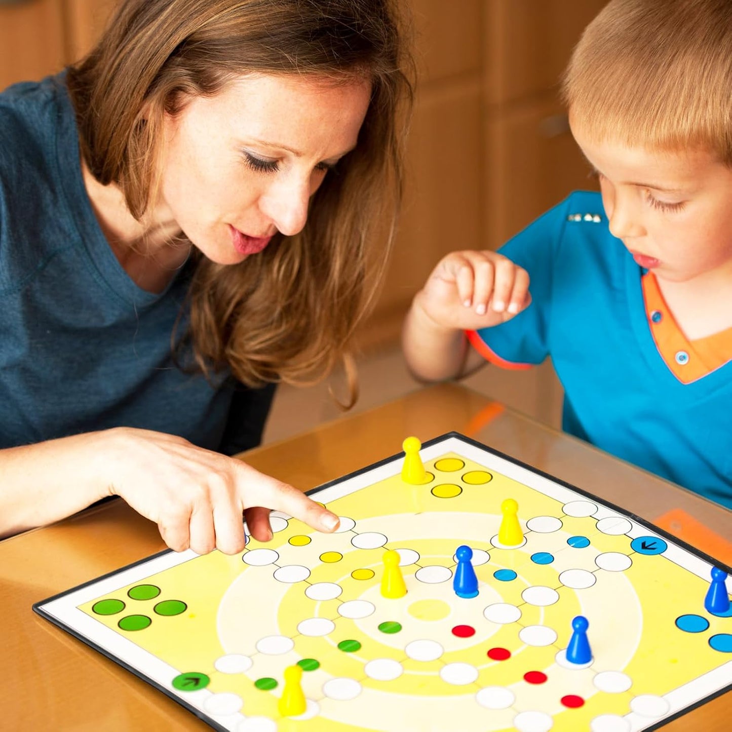 Zhanmai 4 Pcs Folding Blank Game Board, 20" x 20" DIY Create Make Your Own Game Board, Blank Quad Fold Dry Erase Battle for Family School Classroom DIY Activities