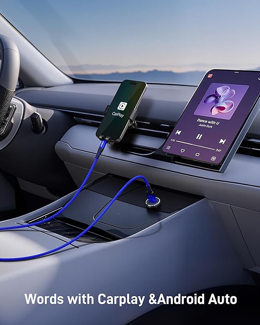 USB to USB C Cable 60W Fast Charging [2 Pack 10FT], USB A to USB C Cable, Durable Braided USB Type C iPhone Charger USBC Cord for iPhone 17/16/15/Pro Max/Plus, Samsung Galaxy S23 and More-Blue