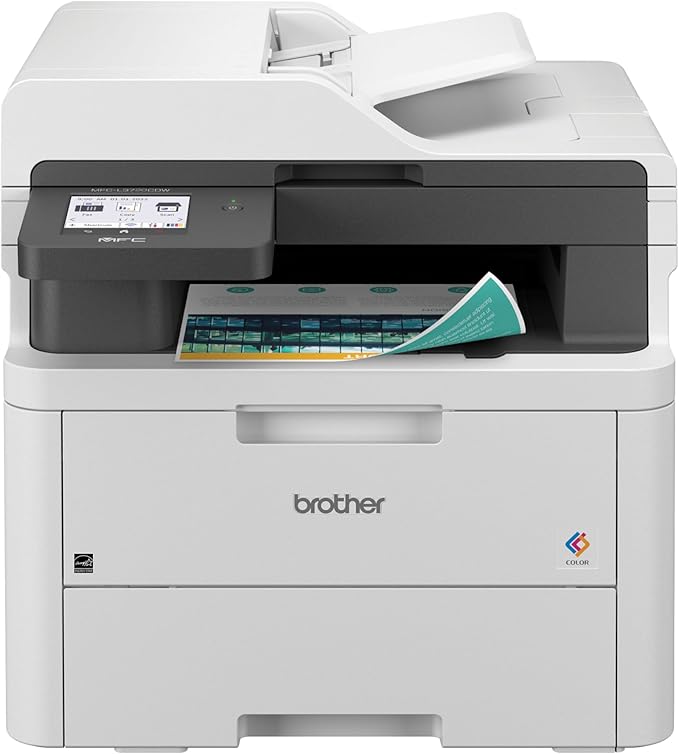 Brother MFC-L3720CDW Wireless Color Laser Printer with Scanner, Copier & Fax | Auto Duplex & 250-Sheet Capacity | Refresh Subscription Trial(1). Amazon Dash Replenishment Ready. (Renewed Premium)