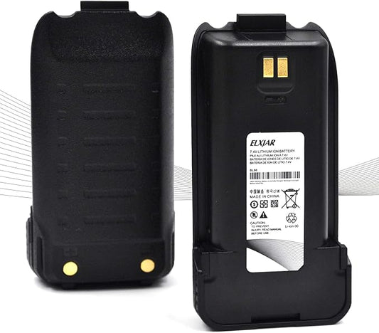 (2-Pack) 7.4V 2600mAh BL86 Li-ion Battery Replacement for RT86 Two Way Radio Rechargeable Battery Pack