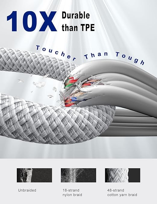 USB C to USB C Cable for Apple Certified 60W 2-Pack 10ft Type C to C Fast Charger Cord for iPhone 17 16 Pro Max 15 Pro Max Plus Samsung S23 Note 20 iPad Pro Air Mini MacBook Air
