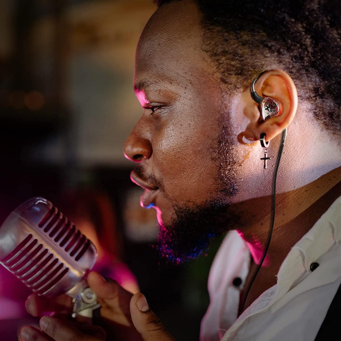 Xvive T9 in-Ear Monitor Dual Knowles BA Drivers IEM for Studio, Band Rehearsal,Live Performance (T9)