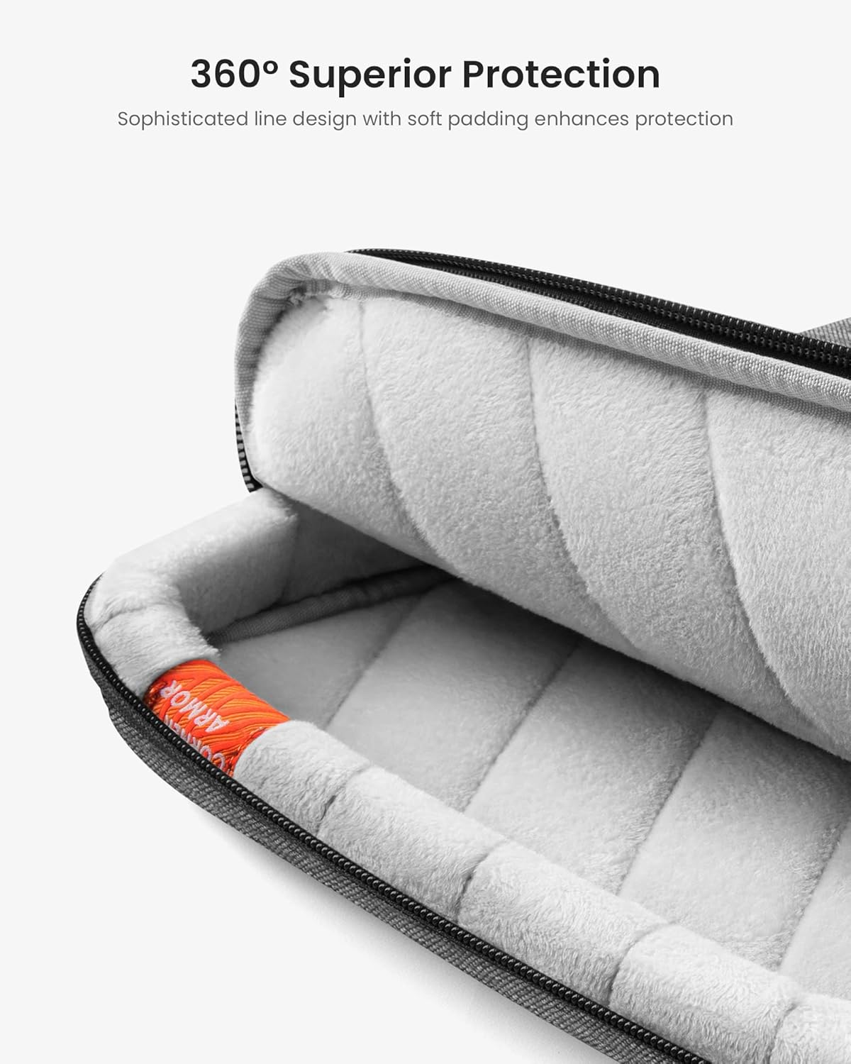 tomtoc 360 Protective Laptop Case for 13-inch New 2025 MacBook Air M4/A3240, M3/A3113, M2/A2681, M1/A2337, 13 in MacBook Pro M2/M1, 13-in Surface Pro 11th AI PC, Water-Resistant Carrying Bag