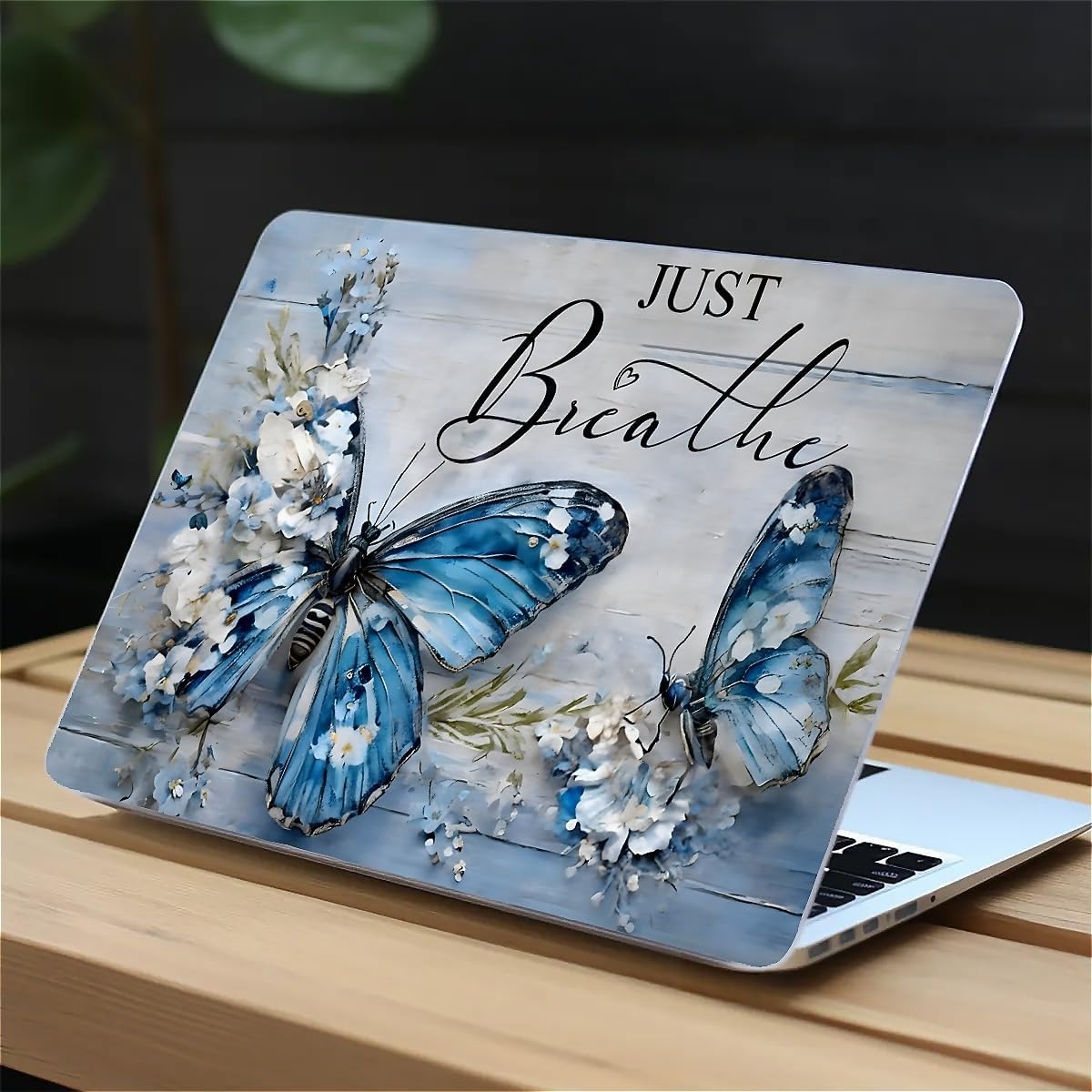 Compatible with MacBook Air 13.3 13.6 Inch Case 2022 2021 2020 2019 Plastic Hard Shell Case Cover,13.6 Air (A2681) M2 2022, Butterfly