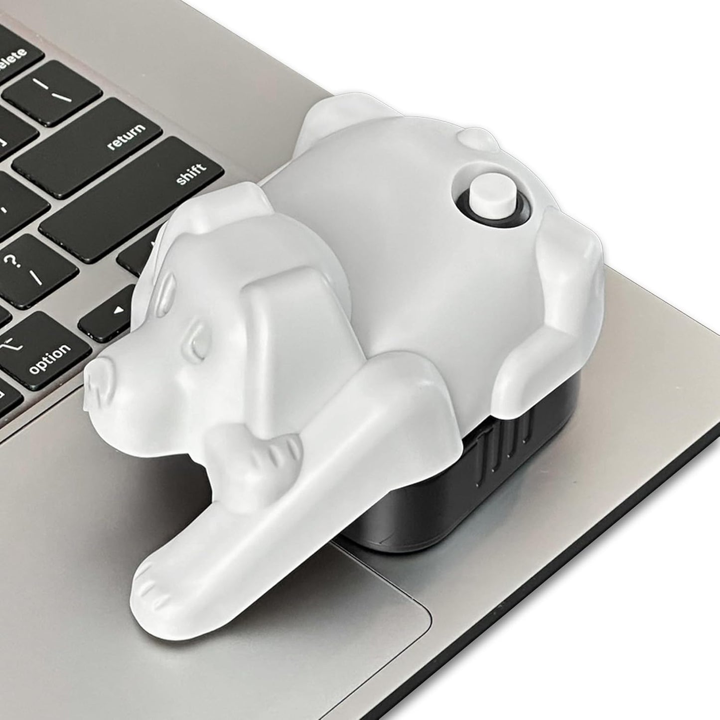Laptop Trackpad Jiggler -AA Battery Lasts 6 Months -Undetectable -Cordless Mouse Jiggler -Does Not Work on DeII -Keeps Touchpad Active, Laptop Awake -Mechanical Mouse Mover -ON/Off Switch (Gray Dog)