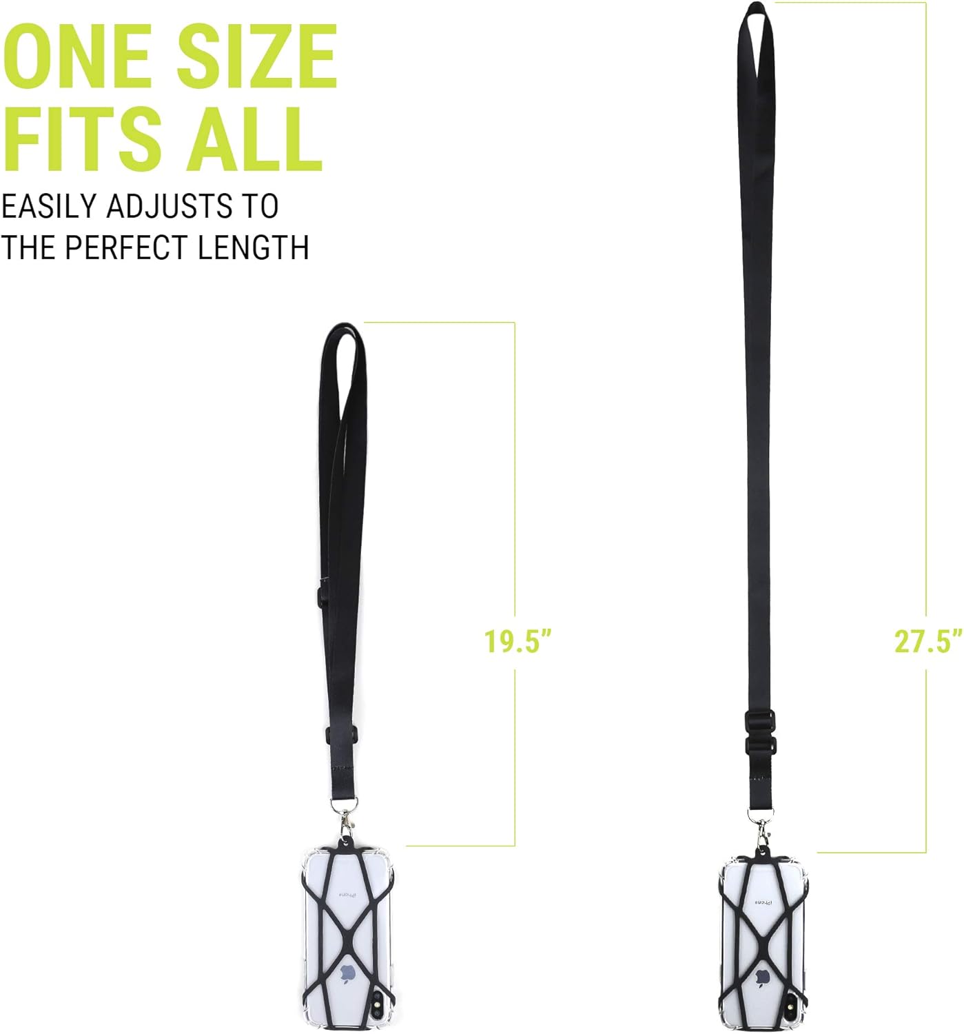 Gear Beast Universal Crossbody Cell Phone Lanyard Compatible with iPhone, Galaxy & Most Smartphones, Phone Case Holder & Cross Body Strap