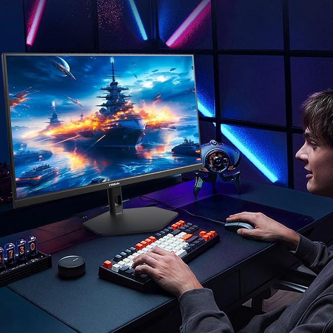 27 inch Gaming Monitor 300Hz, QHD 1440P, 0.8ms Frameless, Ultra Slim Computer Monitor, Height/Pivot/Swivel/Tilt Adjustable Vertical Monitor, Support FreeSync, VESA, DP*2, HDMI*2