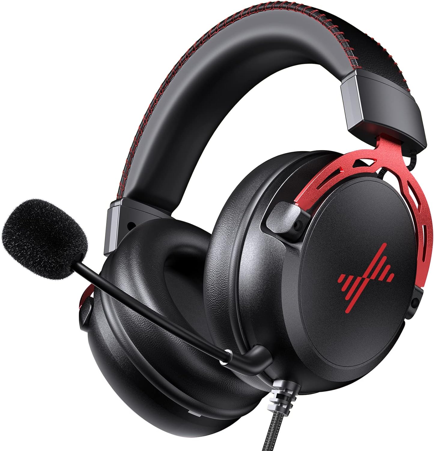 DEEBOX Gaming Headset for PS5 PS4 Xbox One Switch, Gaming Headphones with Microphone for PC Mac Laptop Computer Gamer