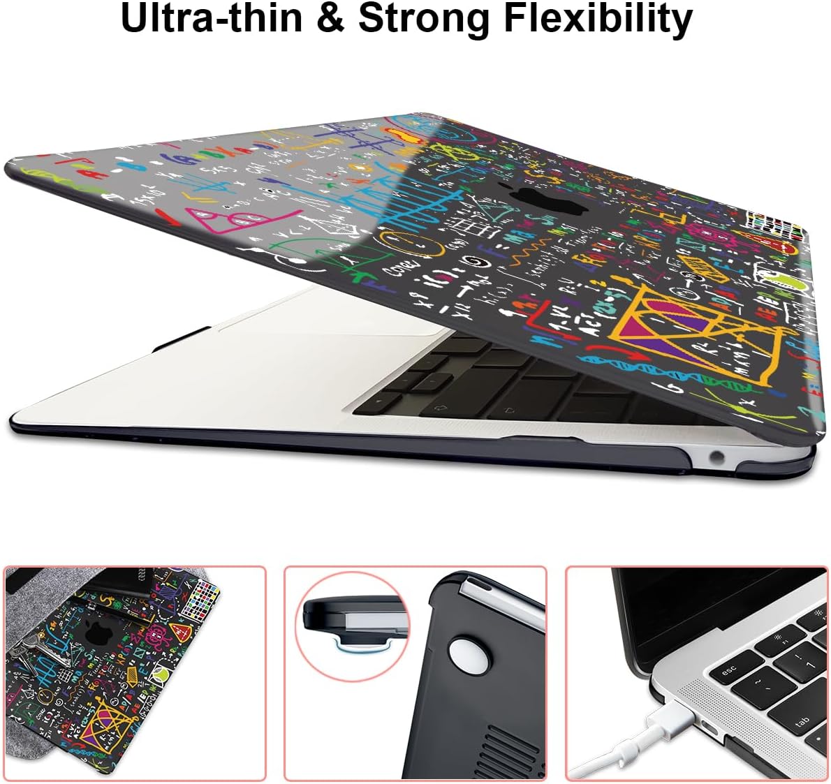 for MacBook Air 13 Inch Case 2018 2019 2020 2021 Release A2337 M1 A1932 A2179 Touch ID, Plastic Hard Case Keyboard Skin Screen Protector Webcam Cover for Mac Air 13 2021, Abundant Formula