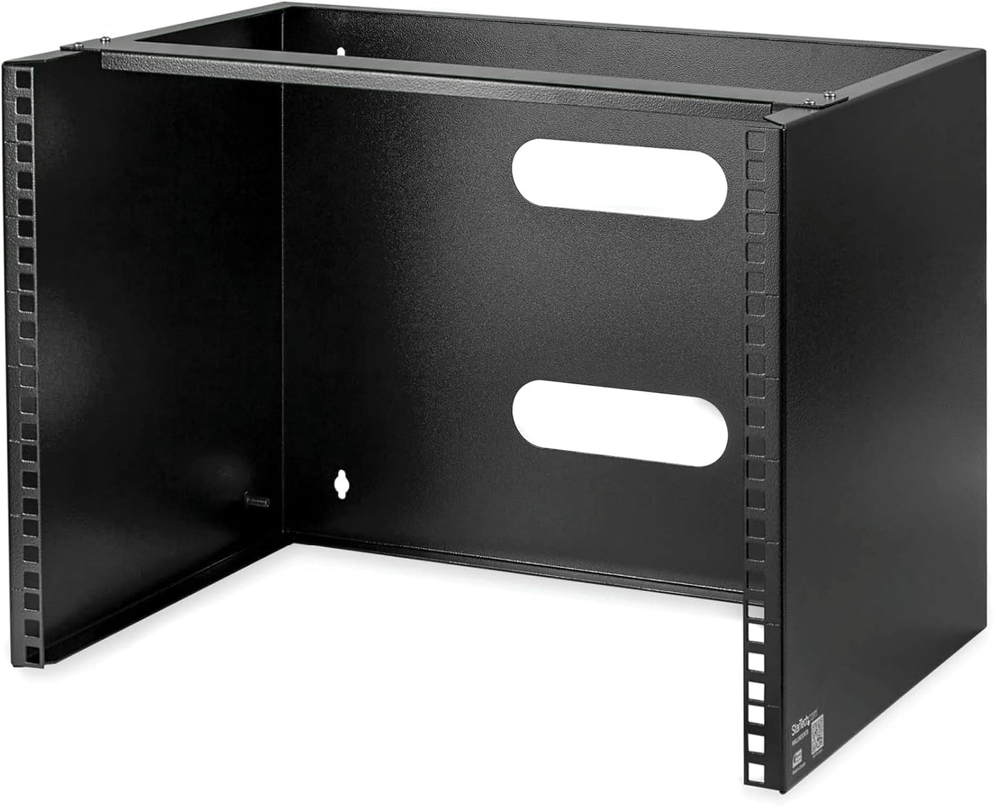 StarTech.com 8U Wall Mount Patch Panel Bracket - 13.75 inch Deep - 19" Patch Panel Rack for Shallow Network Equipment- 80lbs Capacity, TAA (WALLMOUNT8)