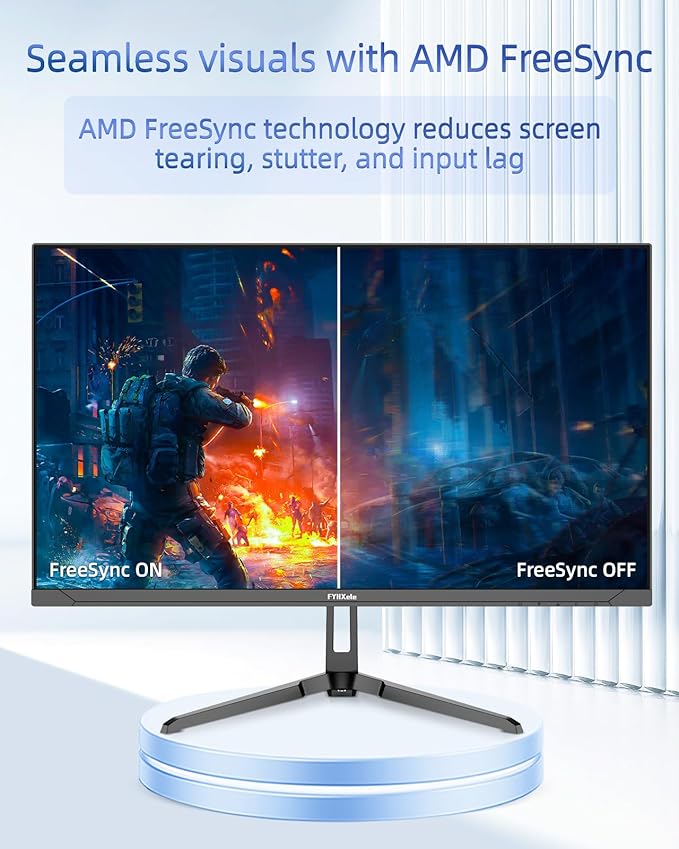 24.5 Inch Gaming Monitor 320Hz, FHD 1920x1080 Computer Monitor, 1ms Frameless, 100% sRGB, LED Background Light, Freesync Eye Care 2×Display Port, 2×HDMI