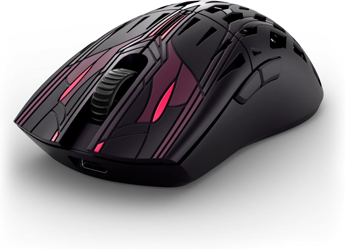 Pwnage Trinity CF Wireless Gaming Mouse - Sakura Samurai Colorway - 39g Ultralight Symmetrical Design - 8KHz Polling - Custom XERO PAW3950 Sensor 36,000 DPI - Solid Sides - PTFE Skates - Esports Grade