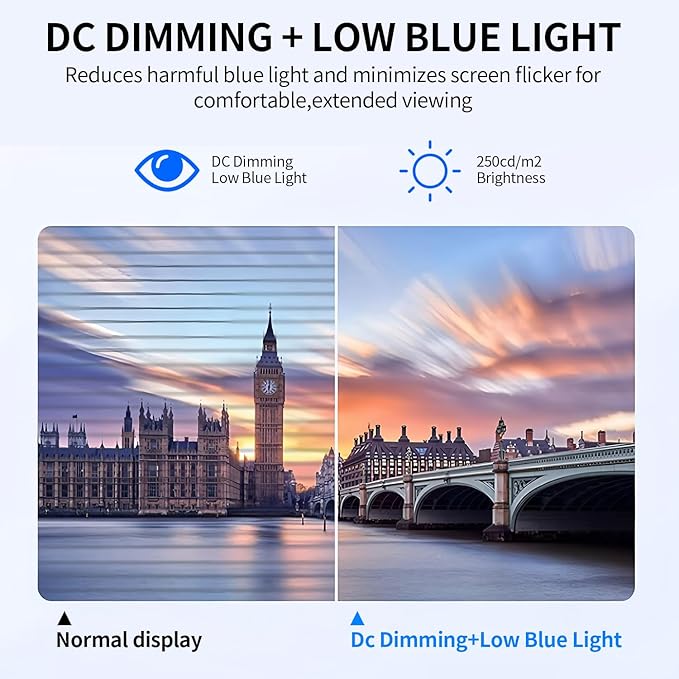 ZZA 32 Inch Computer Monitor, 4K Monitor 60HZ UHD(3840 * 2160P) 3000R IPS Screen with Ultra-Thin Bezels,HDR10,HDMI/DP Ports, Tilt Adjustable, Eyecare, Ideal for Business, Office, and Casual Gaming