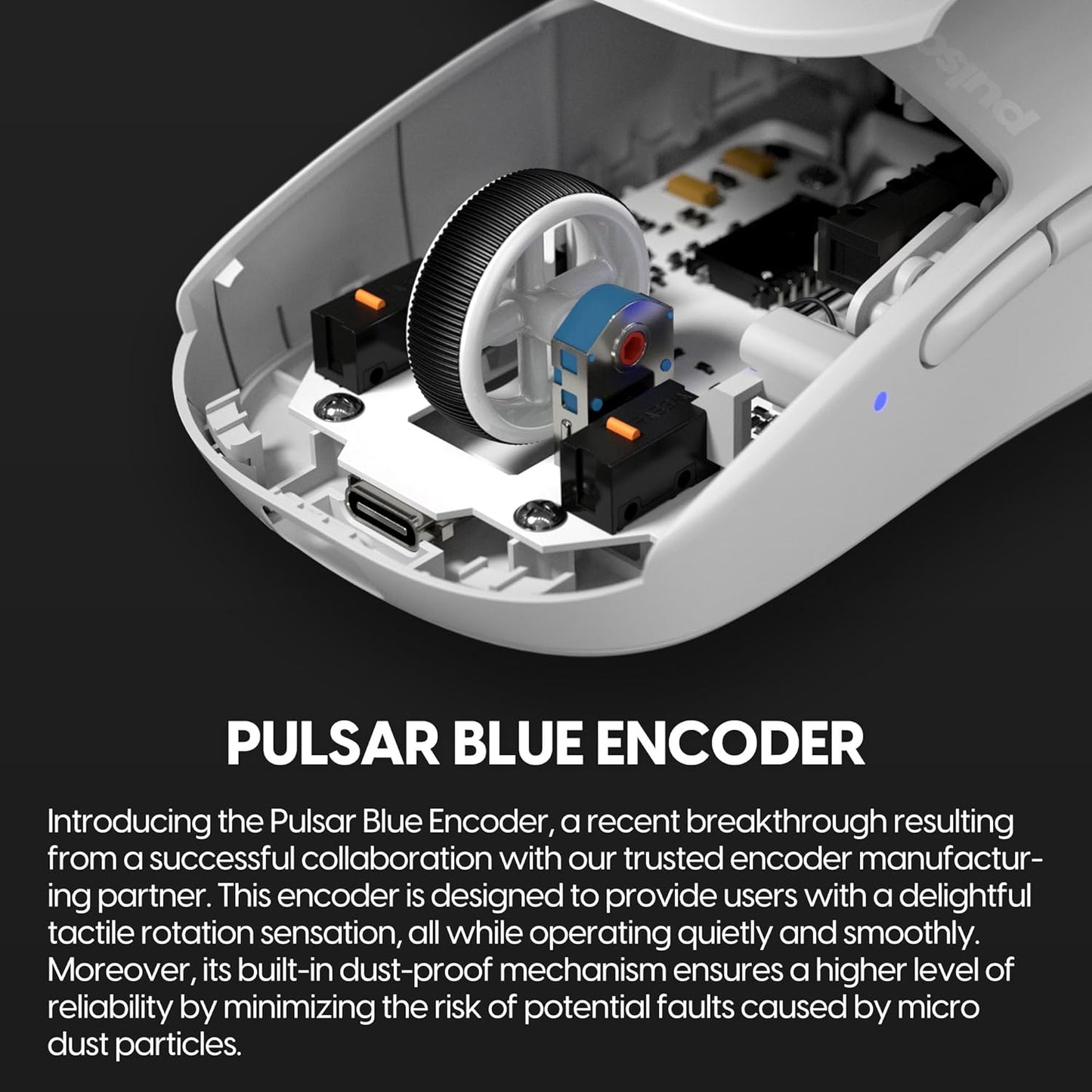 Pulsar Gaming Gears X2H mini Wireless Gaming Mouse, Ultra Lightweight 1.83 oz (52 g), Symmetrical, Optical Switch, 2.4 Ghz 1 ms, 26000 DPI, PAW3395 Sensor (Mini, Wireless, White)