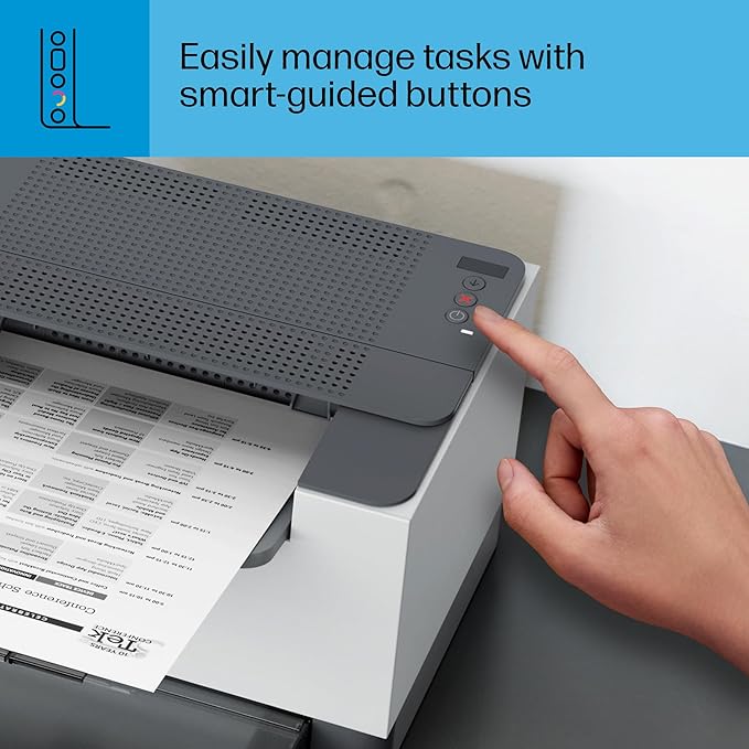 HP LaserJet M209d Laser Printer, Black and White, Automatic Duplex, USB Connection Only (Cable Included), Best for Home Office (8J9L0F)