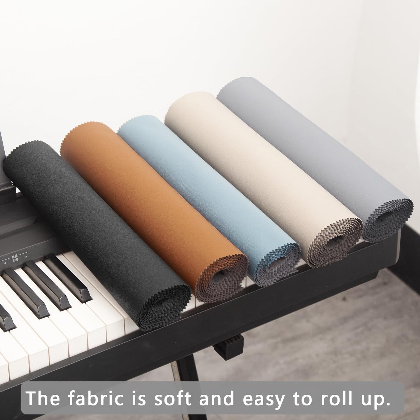 Keyboard Piano Cover, Digital Piano Dust Cover, Light Luxury Soft and Premium Surface, Thickening Electronic Organ Covering Keyboard Update Encasement (White)