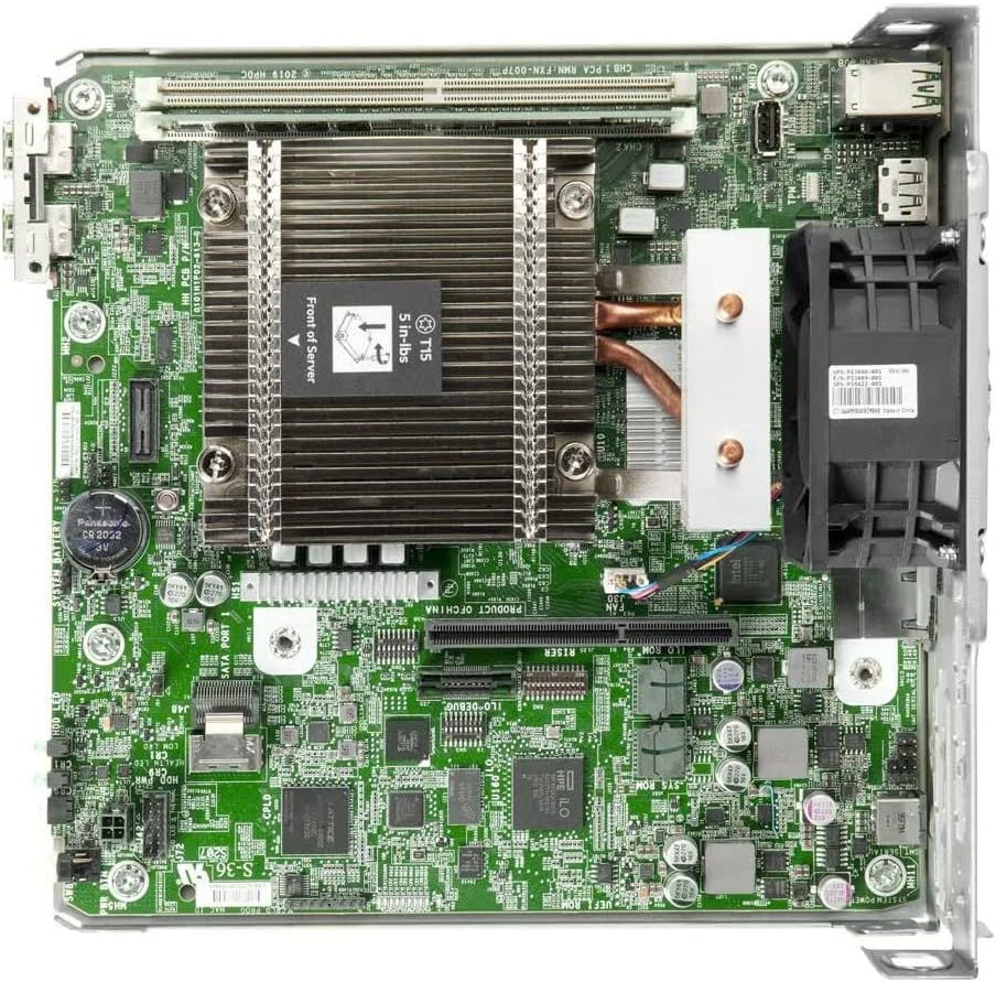 Hewlett Packard Enterprise HPE ProLiant MicroServer Gen10 Plus v2 Ultra Micro Tower Server, Xeon E-2314 4-Core 2.8GHz, 32GB DDR4 Memory, 4TB SSD Storage, iLo, Server 2022 Standard