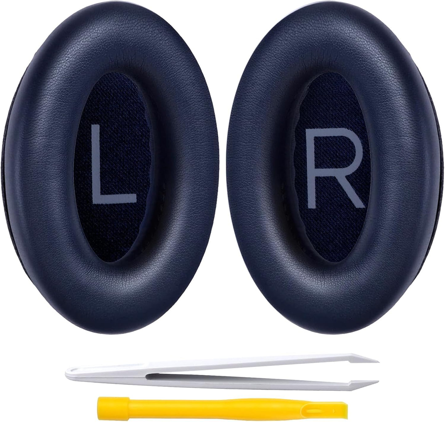 Replacement Ear Pads for Bose QuietComfort 45 (QC45)/QuietComfort SE (QC SE)/New QuietComfort Wireless Over Ear Headphones, Earpads Cushions with Softer Leather and Thicker Memory Foam
