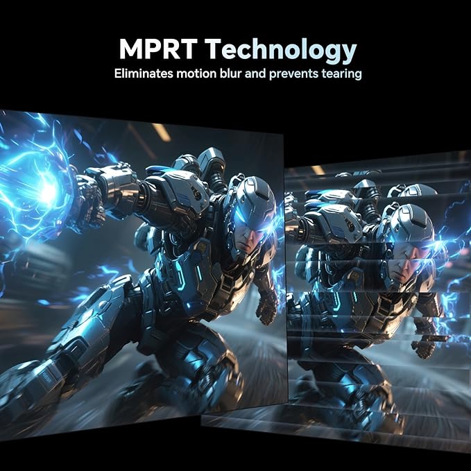 KTC Gaming Monitor 27 Inch | 2K@200Hz (OC 210Hz) | Built-in Speakers | Fast IPS Panel | 1ms Response Time (MPRT) | 450 cd/㎡ Brightness, HDR400 | Adaptive Sync | 131% sRGB, 97% DCI-P3, ΔE＜2 | White