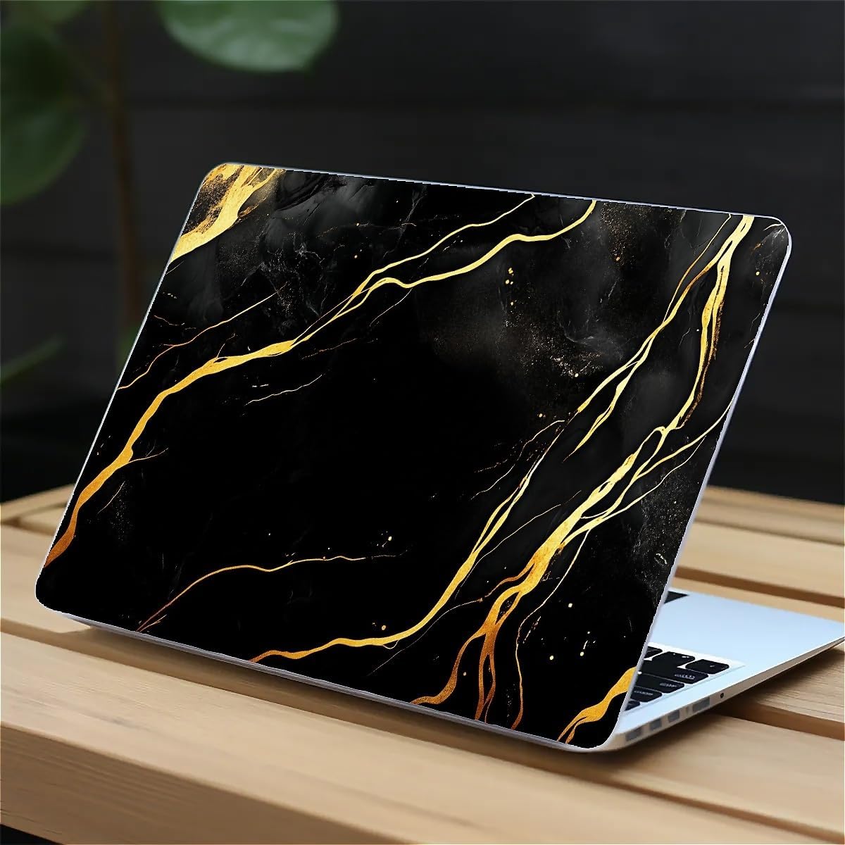 Compatible with MacBook Air 13.3 13.6 Inch Case 2022 2021 2020 2019 Plastic Hard Shell Case Cover,13.3 Pro(A1706/A1708/A1989/A2159/A2289/A2338), Black Marble