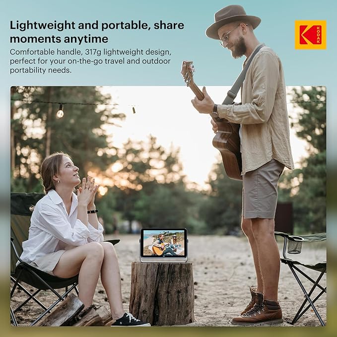 KODAK 10.1 Inch WiFi Digital Picture Frame with 64GB Storage, Electronic Smart Digital Photo Frame 1920x1200 IPS Touch Screen, Auto-Rotate, Share Moments Instantly Gifts for Women
