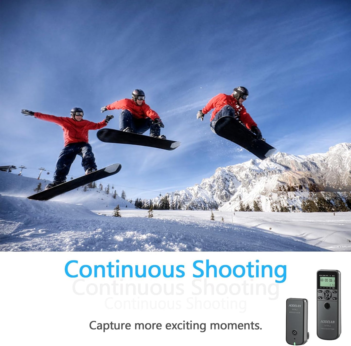 AODELAN Intervalometer Remote for Nikon - Camera Wireless Timer Shutter Release Remote Control for Nikon Z6, Z7, Z9, D850, D810, D750, D7200, Coolpix P1000, P950; Replaces Nikon MC-DC2, MC-30, MC-36A