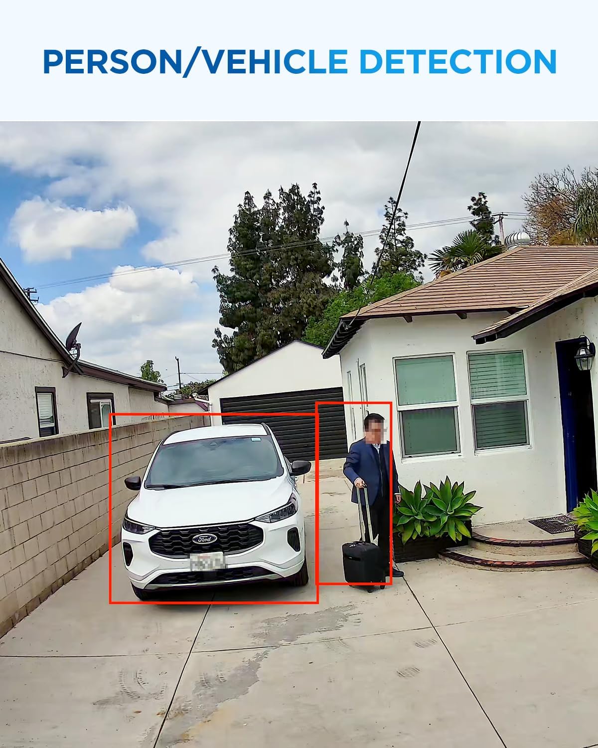 4COVR 4K PoE Security Camera System, 8CH 8MP H.265 UHD NVR with 2TB HDD, 4Pcs 8MP Wired Bullet IP Camera with Audio, IP67 Home Weatherproof, Person Vehicle Detection & Night Vision, LY37EB8M0804
