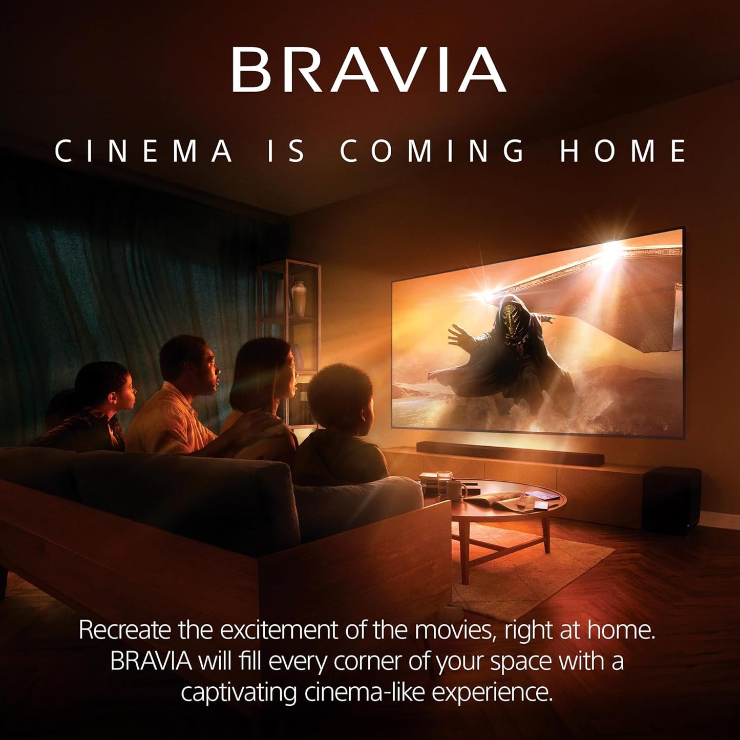 Sony BRAVIA Theater Bar 8 Sound Bar, SA-SW5 Wireless Subwoofer, and SA-RS5 Wireless Rear Speakers with Built-in Battery