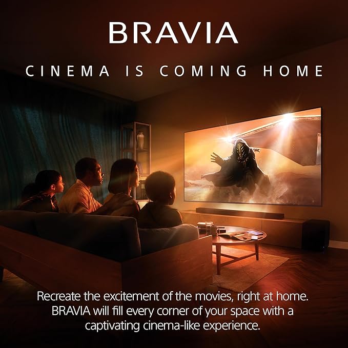 Sony BRAVIA 8 II 65 Inch TV, QD OLED, 4K Smart Google TV, XR Processor with AI Technology, Ultra Slim Design, 120hz Television, Dolby Vision/Atmos, Exclusive Features for PS5, K-65XR80M2, 2025 Model