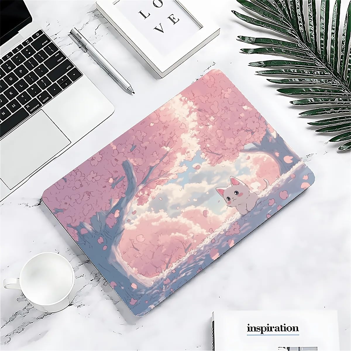 Compatible with MacBook Air 13.3 13.6 Inch Case 2022 2021 2020 2019 Plastic Hard Shell Case Cover,13.3 Air (A1932/A2179/A2337), Cute Cat