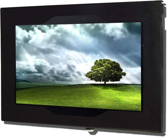 TABcare Locking Anti-Theft Metal Case for Samsung Galaxy TAB A 10.5" Tablet for Kiosk, POS, Store, Show Display, Time Clock (TAB A 10.5, Black)