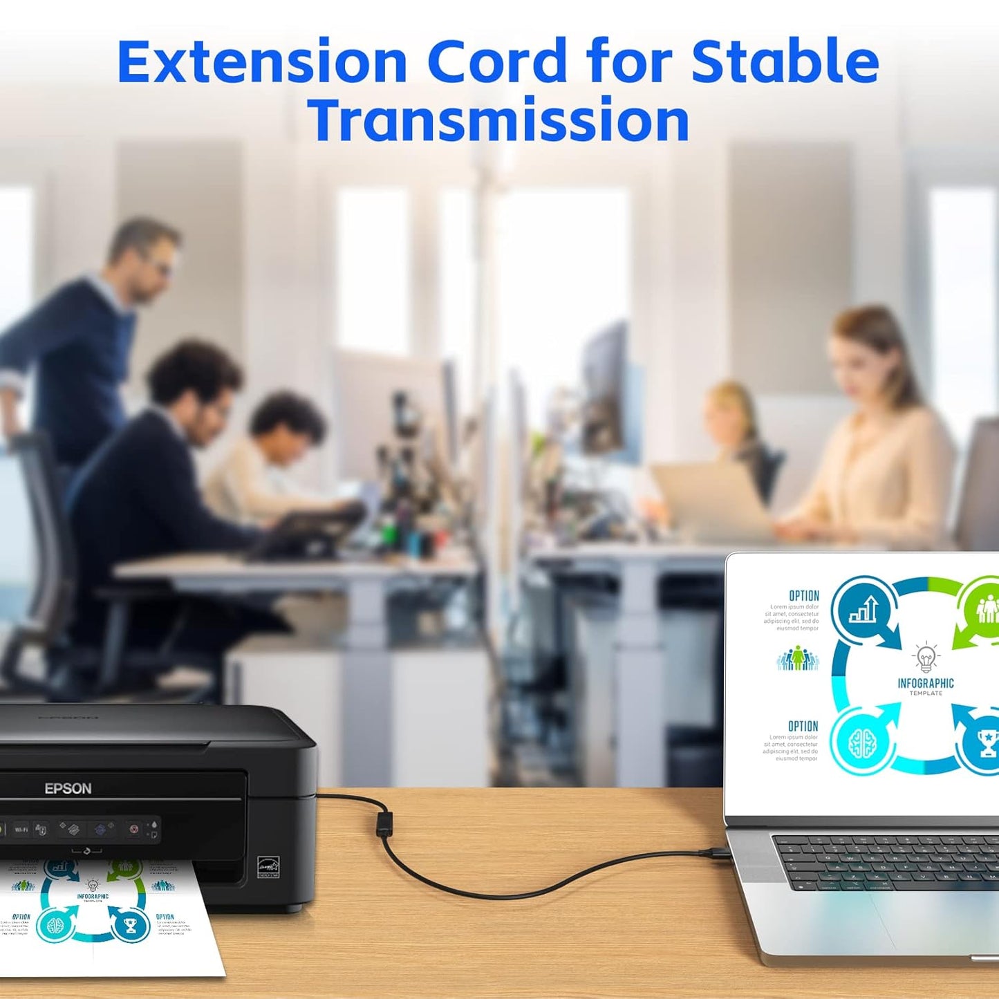 USB Extender Cord 3.3FT(3 Pack), USB 3.0 Extension Cable, USB A Male to Female, Compatible for USB Flash Drive, Hard Drive, Card Reader, Webcam, Printer, Keyboard, Mouse, Playstation, Xbox, VR Headset