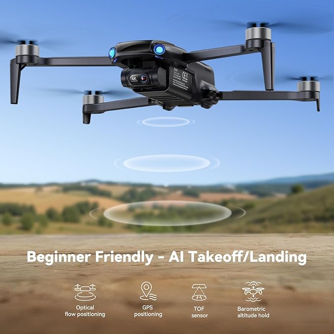 Ruko U11MINI 4K, Under 249g Pocket Drone with Camera for Adults 8K Photo 4K/30fps Video, 3-Axis Gimbal ElS, 20000ft FPV Digital Transmission, FAA- Exempt (32-Min Flight)