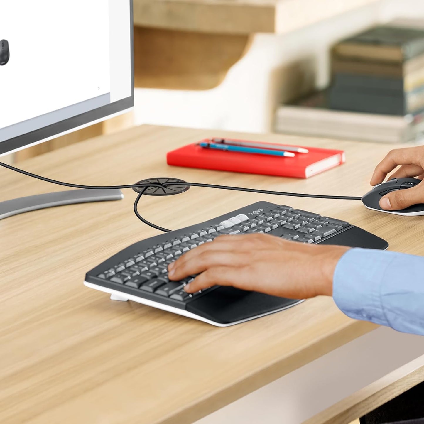 1-Inch Cable Grommets Petal-Shaped Buckle Type Wire Hole Cover for Cord Management and Protection of Cabinet, 5PCS 25mm