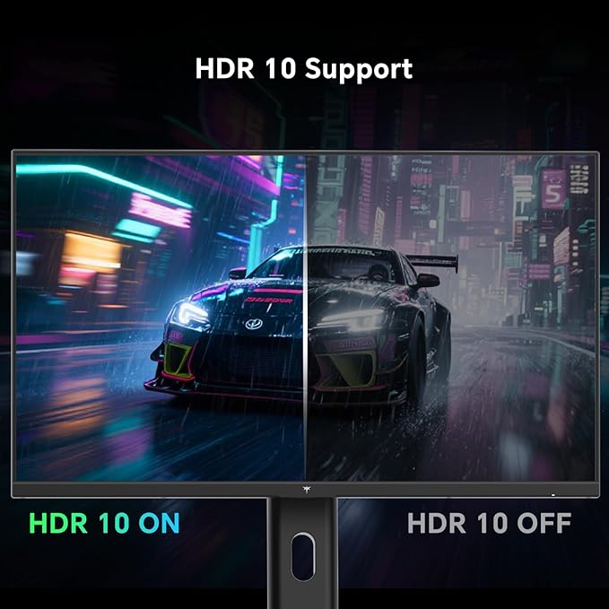 KTC 27 Inch Gaming Monitor 240Hz, FHD 1080p Fast IPS Computer Monitor with Adaptive Sync, HDR, Height Pivot Tilt Adjustable, Vesa Mount, HDMI/DP/USB, H27F7