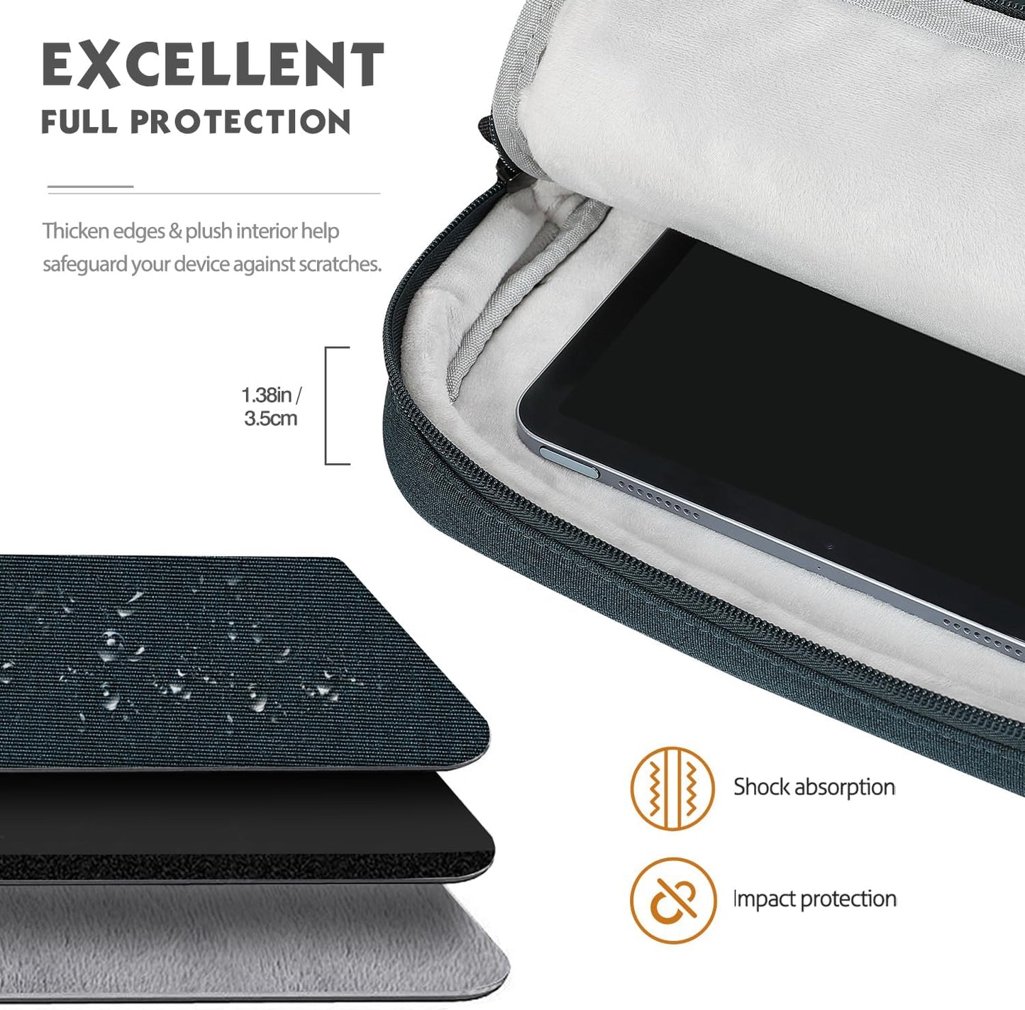 MoKo Laptop Sleeve Bag for 13.3-14 Inch, Notebook Carrying Case with Pocket Fits New MacBook Pro M3/M2 14" /13" M2/M1 Pro/M1 Max 14.2 2023-2021/Air 13.6" M2 2022, Surface Pro 9/8 13", Indigo