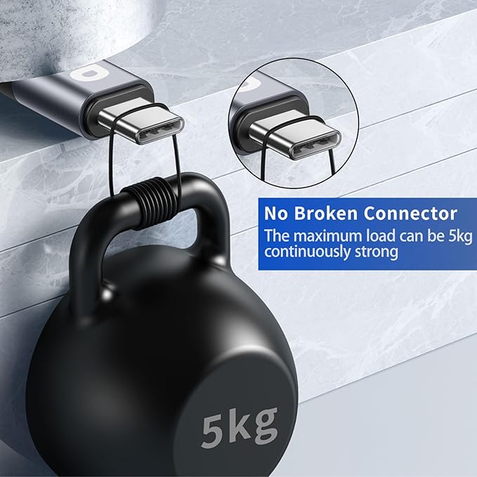 USB C to C Cable 1FT, 2Pack USB C Cable, Long Type C Fast Charging Cable Nylon Braided USBC Charger Cord Compatible with iPhone 17/16/15/Pro/Plus/Pro Max/Samsung Galaxy S23/LG and More