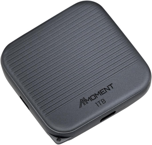 MMOMENT 1TB Magnetic External Portable SSD – 950MB/s Read – for ProRes 4K – Phone SSD Compatible with MagSafe, USB-C, USB-A, iPhone 15/16, Mac, PC (MU P100)