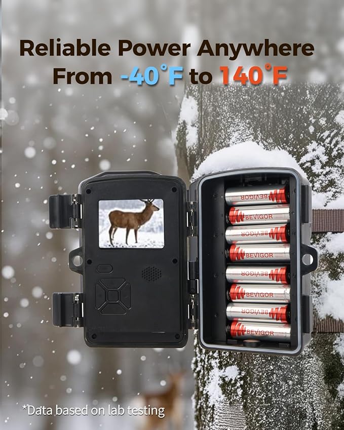 BEVIGOR Lithium AA Batteries, 360 Pack Lithium Iron Double A Battery Non-Rechargeable