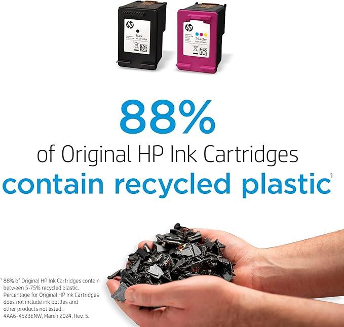 HP 64 Black Ink Cartridge | Works with Envy Inspire 7250e, 7950e; Envy Photo 6200, 7100, 7200, 7800, 7900; Tango Series | Eligible for Instant Ink | N9J90AN