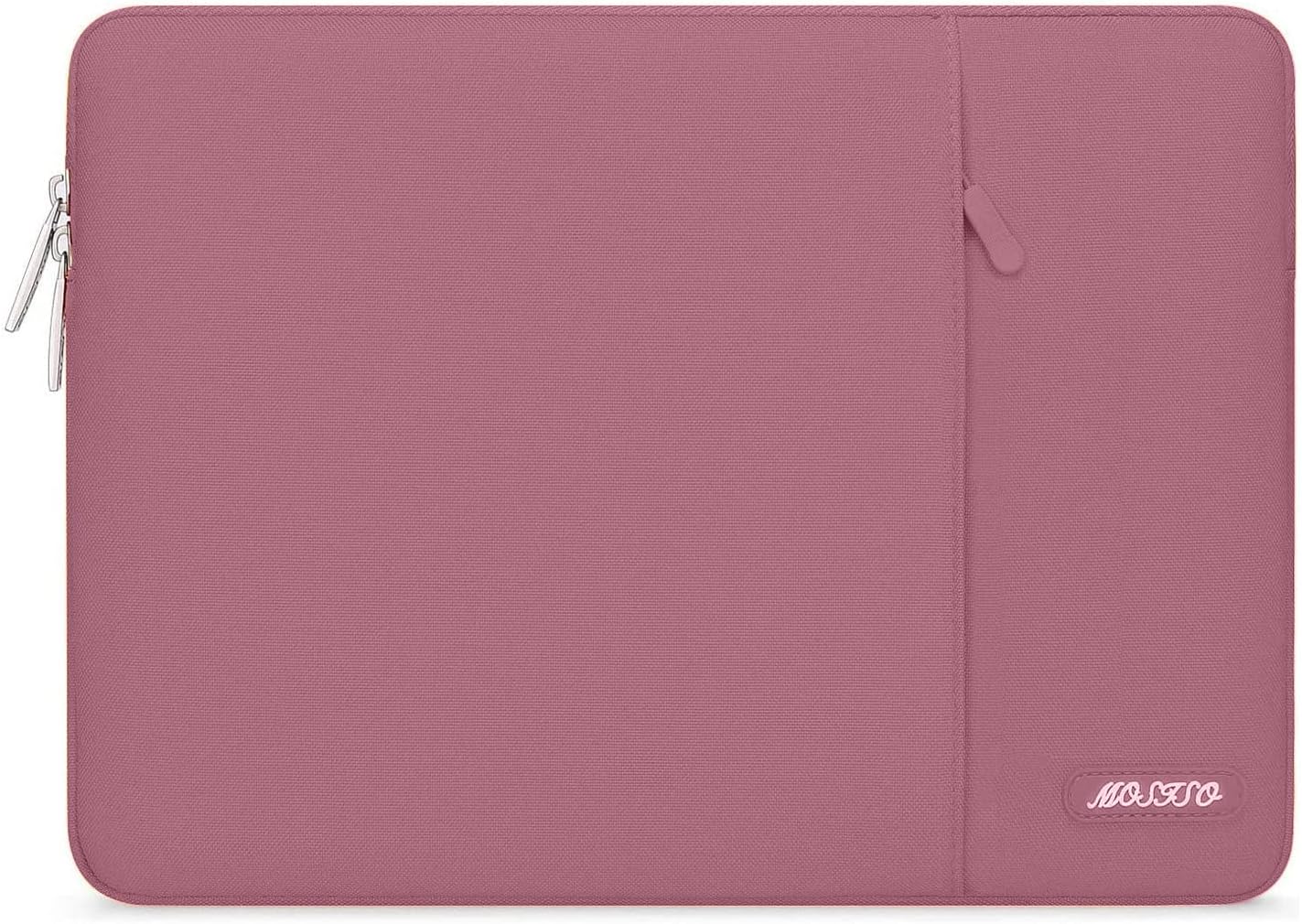 MOSISO Laptop Case 13 inch, 13 inch Laptop Sleeve Compatible with MacBook Air M4 M3 M2 M1 2025-2018 / Pro M2 M1 2025-2016, Polyester Vertical Computer Sleeve Bag with Pocket, Dusty Rose